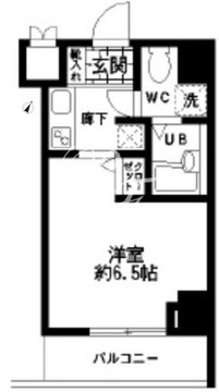 HF東日本橋レジデンス 407 間取り図