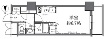 HF駒沢公園レジデンスタワー 806 間取り図