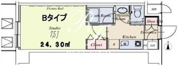 HF駒沢公園レジデンスタワー 610 間取り図