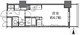 HF駒沢公園レジデンスタワー 2206 間取り図