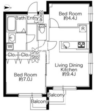 グランパセオ駒沢大学 301 間取り図