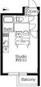 プライマル駒沢大学 303 間取り図
