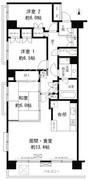 クラッサ目黒かむろ坂 304 間取り図