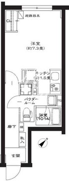 ジェノヴィア池袋 204 間取り図