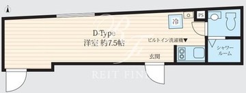 レクス白金台 104 間取り図