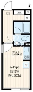 レクス白金台 B101 間取り図