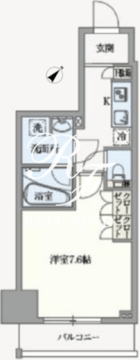 アジールコート汐浜キャナル 511 間取り図