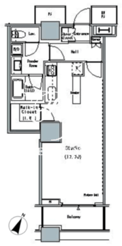 ザ東京タワーズミッドタワー 2905 間取り図