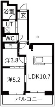 アクティ目黒駅前 2-206 間取り図