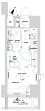 アークマーク渋谷初台 1101 間取り図