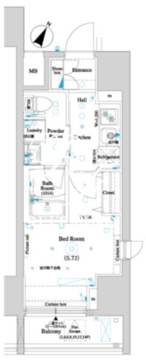 アークマーク渋谷初台 701 間取り図