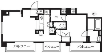 ガーデン代々木八幡 403 間取り図