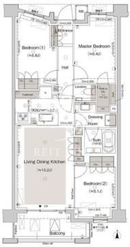 パークホームズ西池袋 303 間取り図