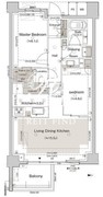 パークホームズ西池袋 207 間取り図