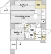 プライムアーバン西日暮里フロント 1003 間取り図