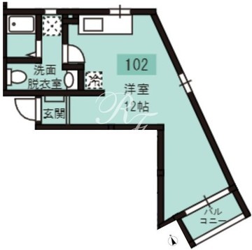 クラヴィス 102 間取り図