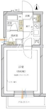 サウンドプルーフプロ大森 203 間取り図