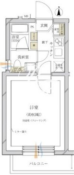 サウンドプルーフプロ大森 303 間取り図