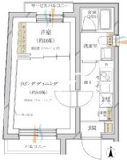 サウンドプルーフプロ大森 201 間取り図