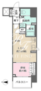 ザ・パークハウスアーバンス渋谷 1205 間取り図