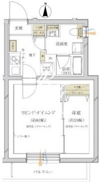 サウンドプルーフプロ大森 202 間取り図