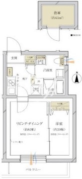 サウンドプルーフプロ大森 501 間取り図