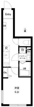 WHARF蒲田west 102 間取り図