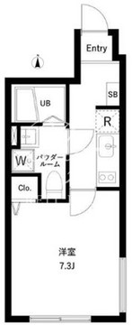 WHARF蒲田west 103 間取り図