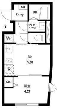 WHARF蒲田west 104 間取り図