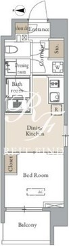 グランカーサ四谷 407 間取り図