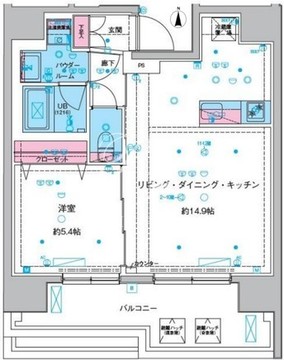 ジェノヴィア本所吾妻橋3 502 間取り図