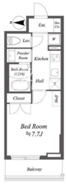 アルファプライム東陽町 215 間取り図