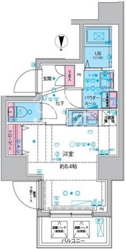 ジェノヴィア本所吾妻橋3 201 間取り図