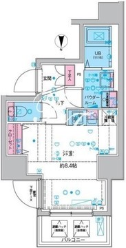 ジェノヴィア本所吾妻橋3 701 間取り図