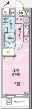 アークマーク東中野 101 間取り図