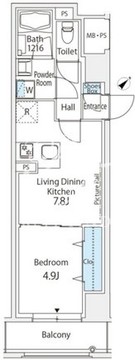 オリエンタル横山町 702 間取り図