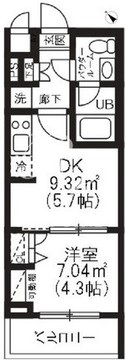 トラディス戸越公園 106 間取り図