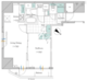 ガリシア大塚サウス 301 間取り図