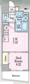 リックアート東陽 203 間取り図