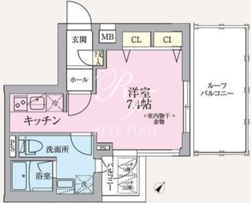 アークマーク東中野 504 間取り図