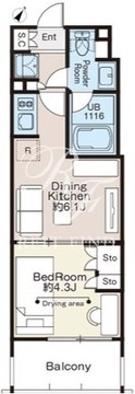 ベルファース大森サウス 302 間取り図