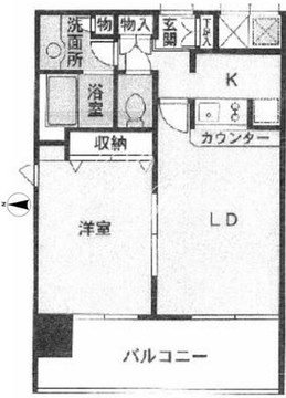 HF東新宿レジデンス 1302 間取り図