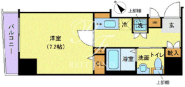 ガリシア日本橋水天宮2 402 間取り図