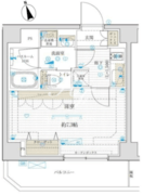 ブライズ神楽坂DUE 705 間取り図
