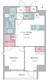 ドゥーエ日暮里 803 間取り図
