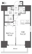 RIDGE王子神谷 1201 間取り図
