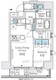 ベルファース錦糸町サウス 1403 間取り図