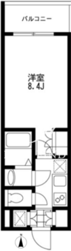 プライマル錦糸町 303 間取り図