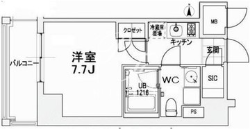 エスティメゾン王子 605 間取り図