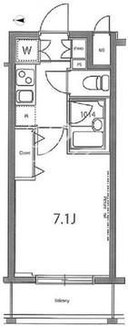 コンシェリア門前仲町 804 間取り図